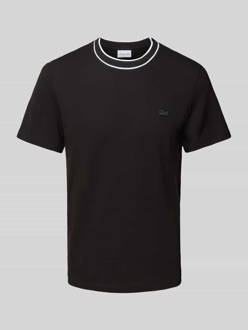 Lacoste Regular fit T-shirt van katoenmix