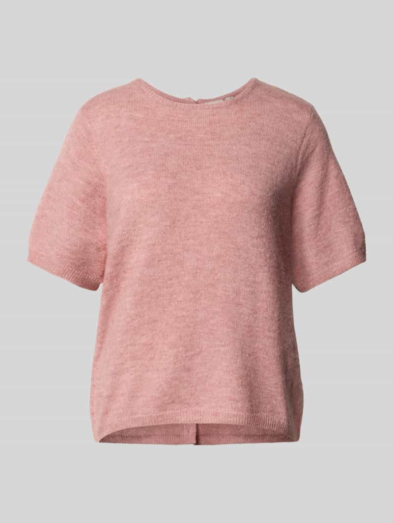 Ichi Gebreide pullover met ronde hals model 'KAMARA'