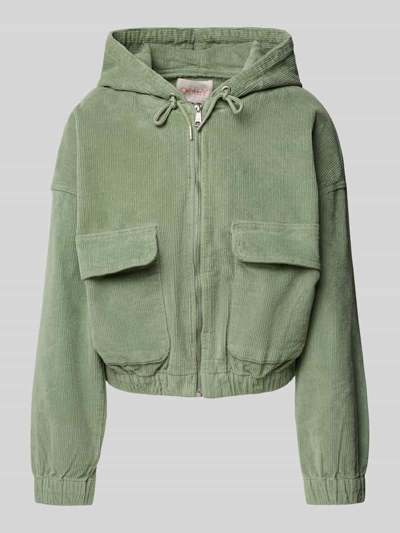 Loose fit bomberjack van katoenmix, model 'KENZIE'