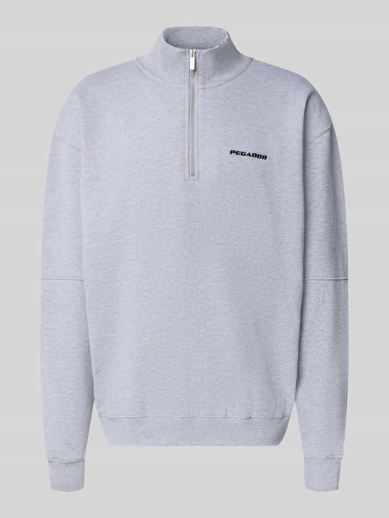PEGADOR relaxed fit sweatshirt van katoenmix