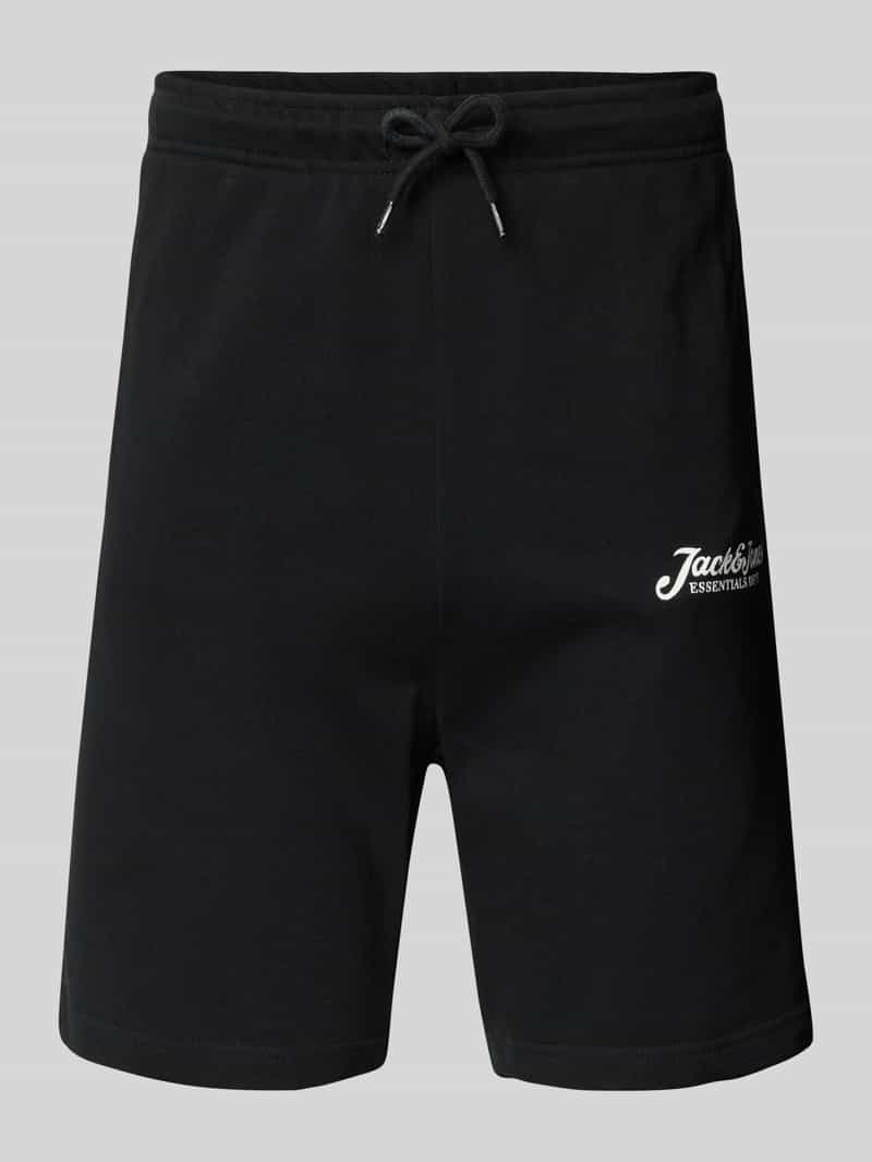 jack & jones Slim fit sweatpants met labelprint model 'GORDON'