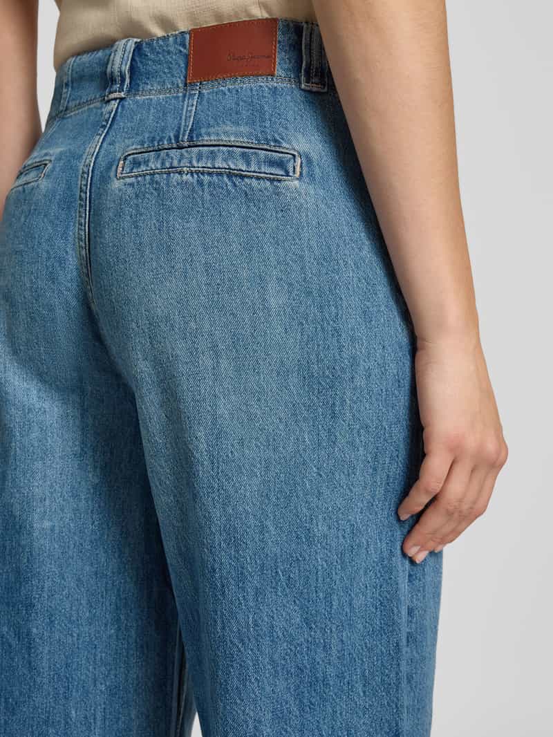 Pepe Jeans Wide leg jeans van katoenmix model 'JAIMY'