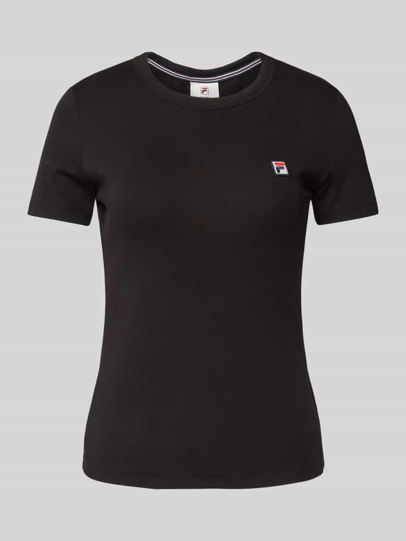 Fila T-shirt met labelstitching model 'BIELLA'