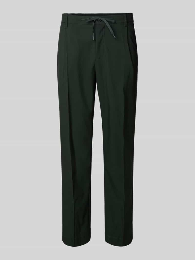 Selected Homme Tapered fit stoffen broek met viscose model 'LEROY'