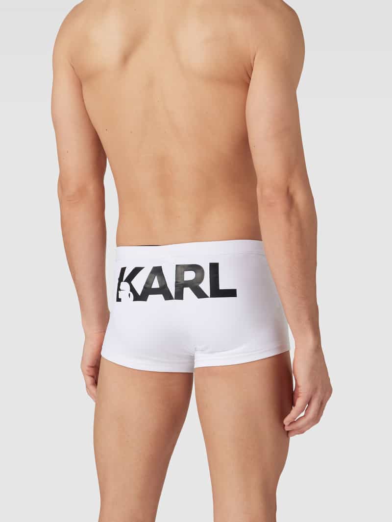 Zwembroek met labelpatch Karl Lagerfeld Beachwear