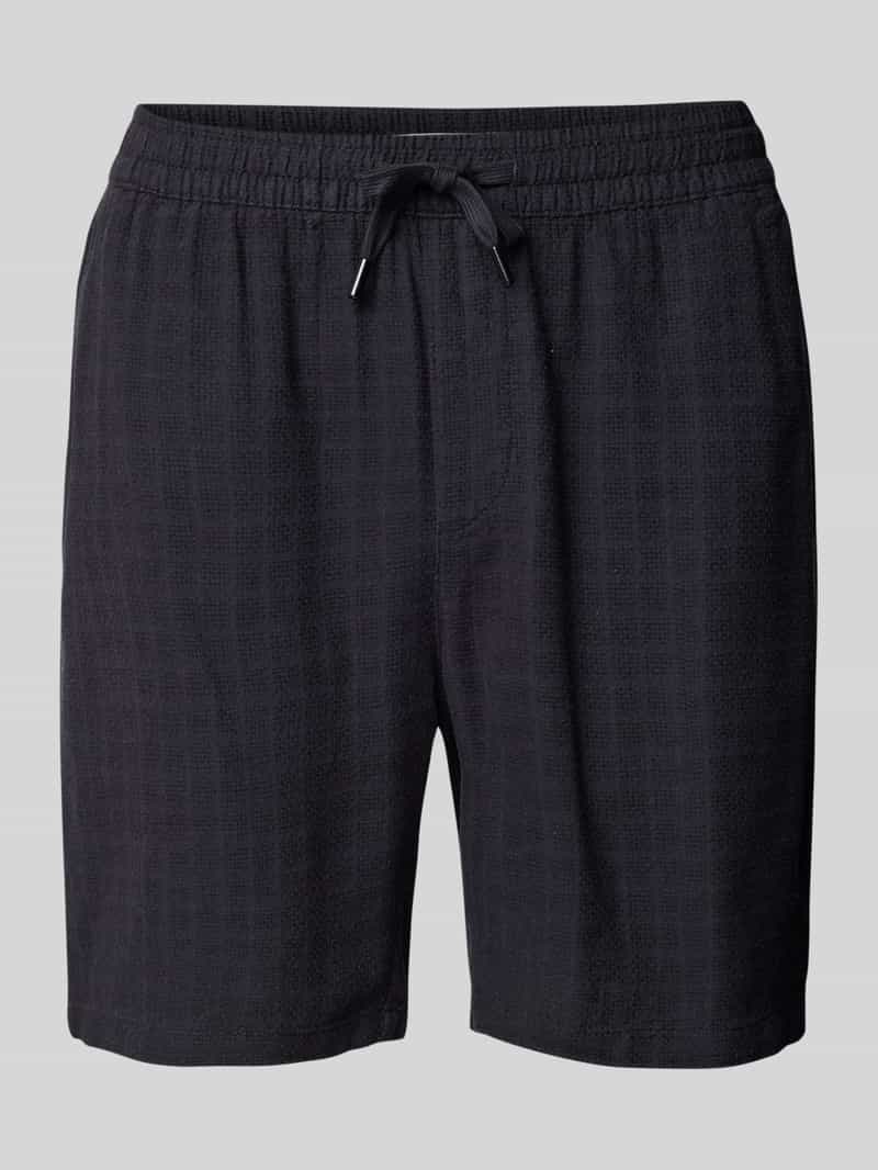 Only & Sons Loose fit korte broek met structuurmotief model 'TEL'