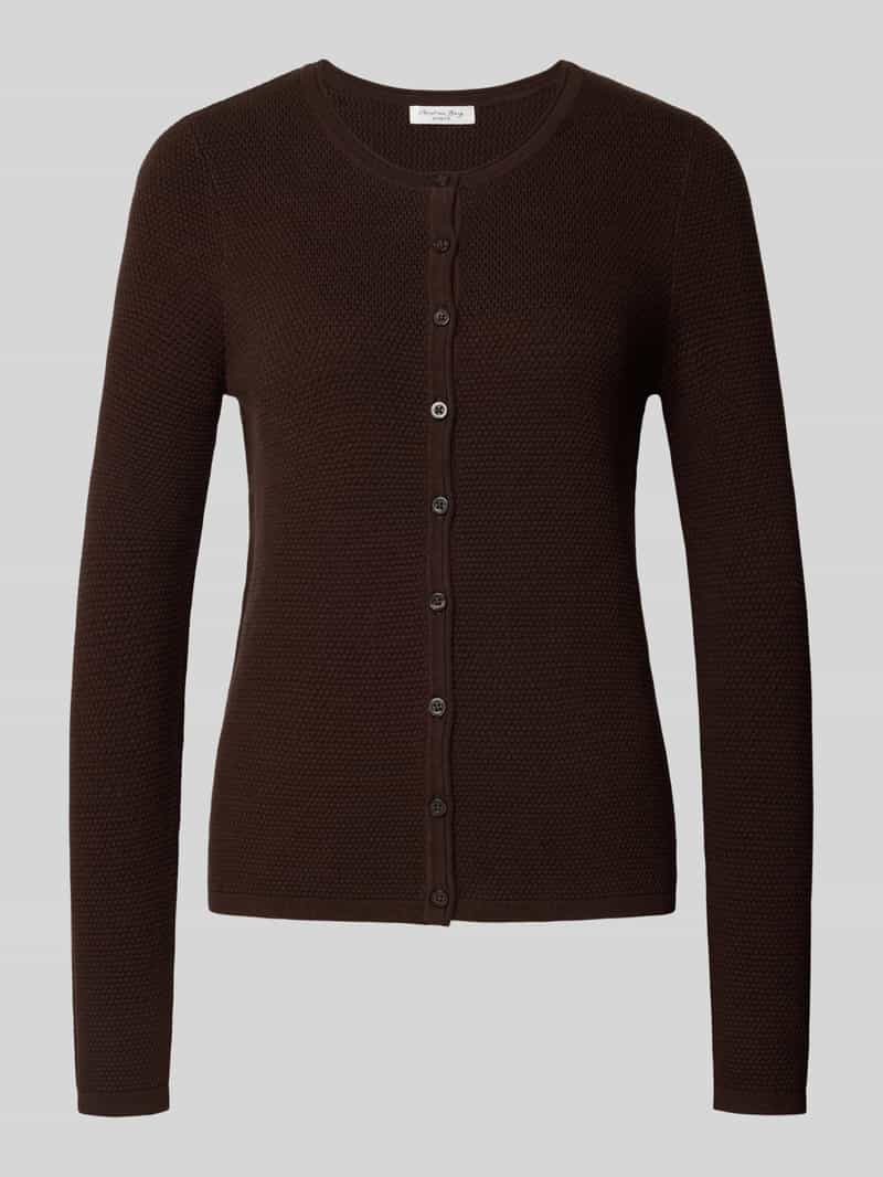 Christian Berg Woman Gebreide cardigan met structuurmotief