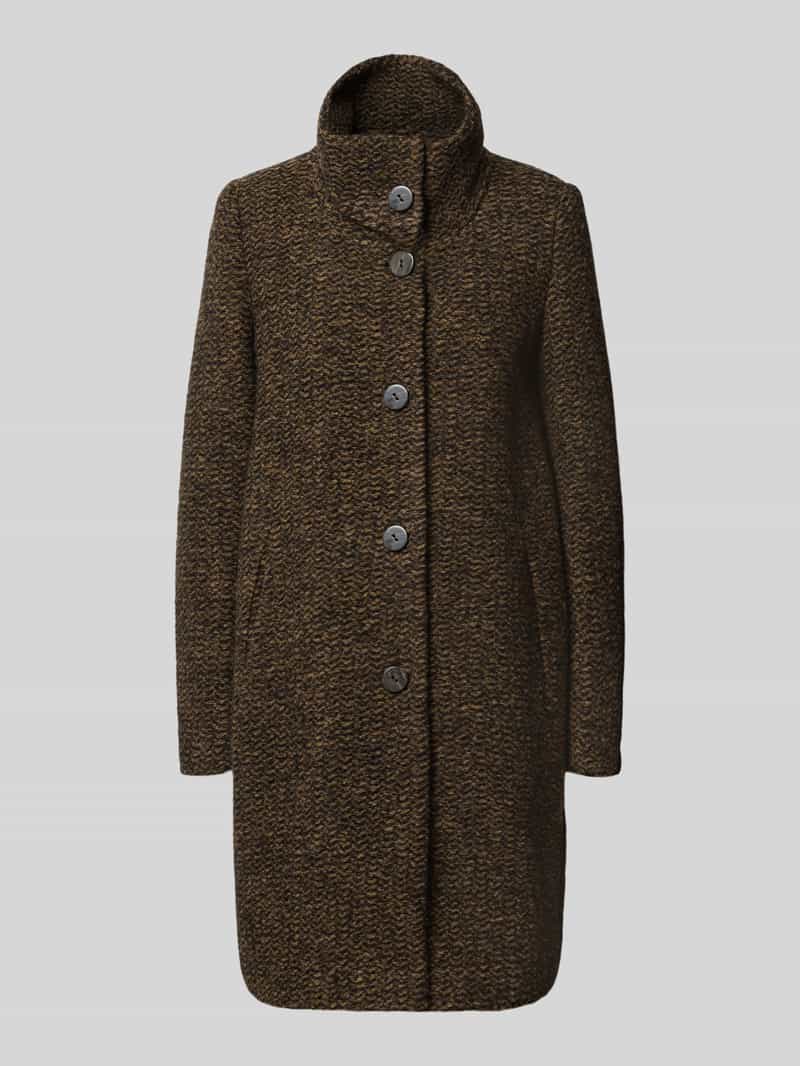 Milo Coats lange wollen jas van scheerwolmix model 'PAMELA'