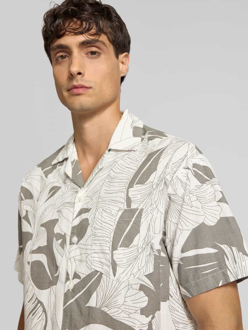 Jack & Jones Premium Regular fit vrijetijdsoverhemd met borstzak model 'BLUBAHAMAS'