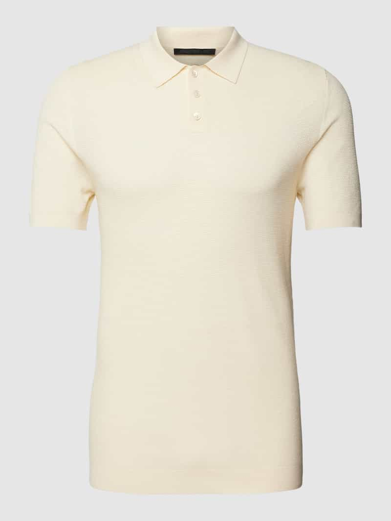 drykorn Slim fit poloshirt met structuurmotief model 'Triton'