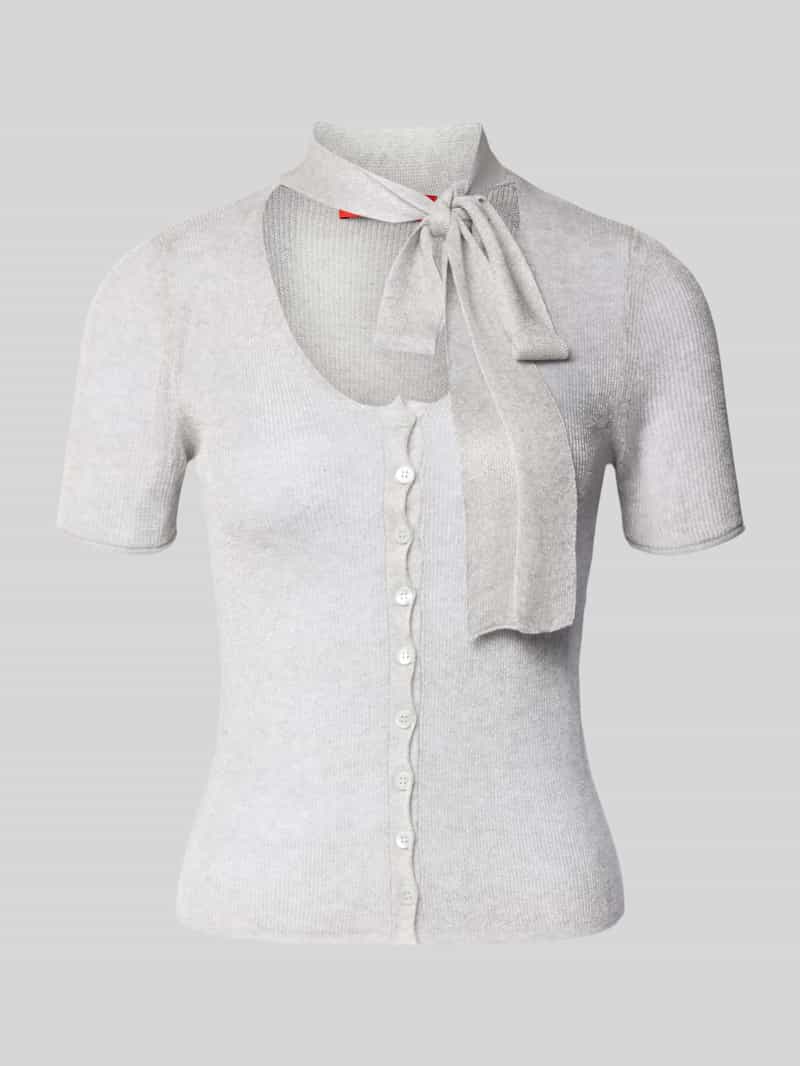 MAX&Co. Regular fit gebreid jack van viscosemix model 'MAMAN'