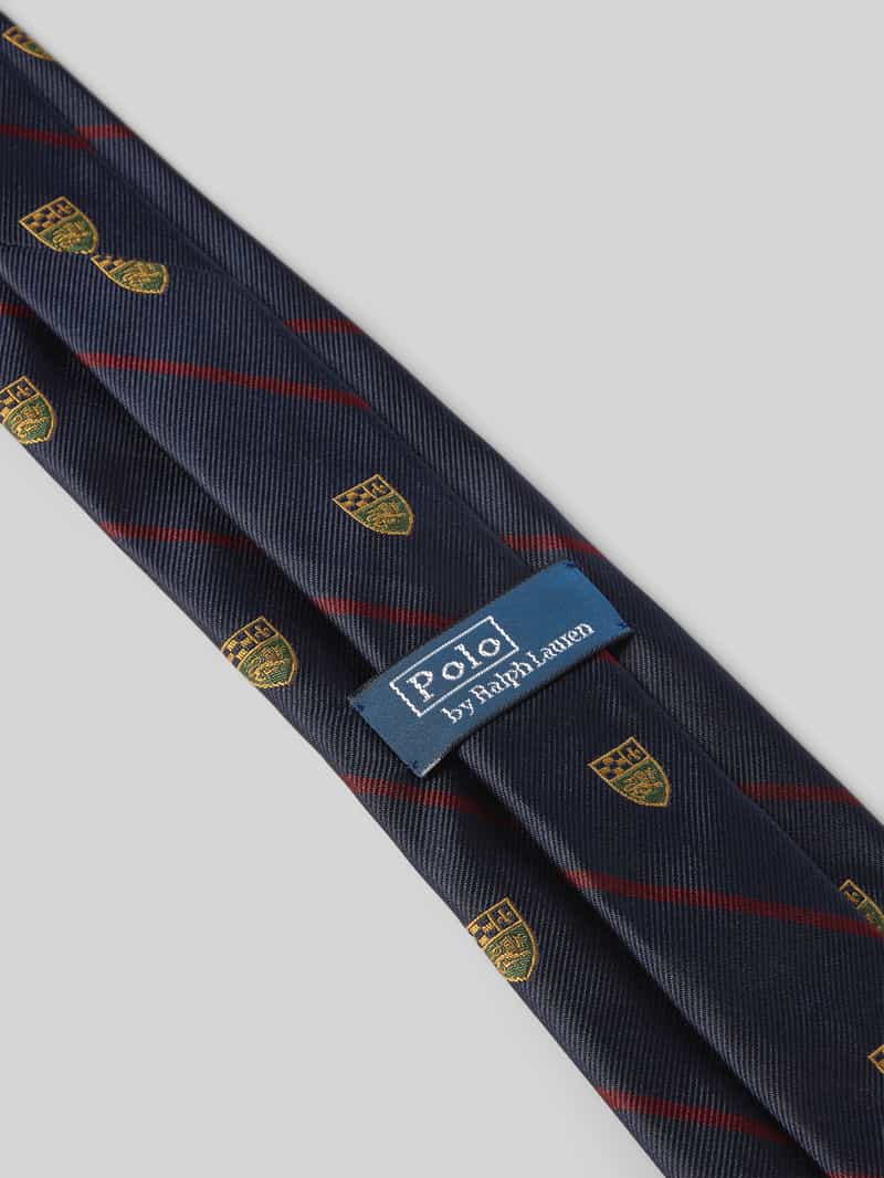 Polo Ralph Lauren Zijden stropdas met labeldetail aan de achterkant