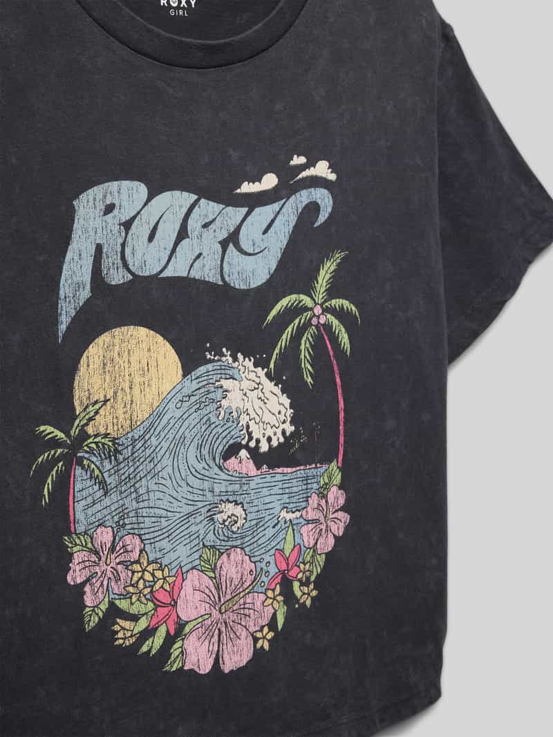 Roxy T-shirt met ronde hals model 'GONE TO CALIFORNIA'