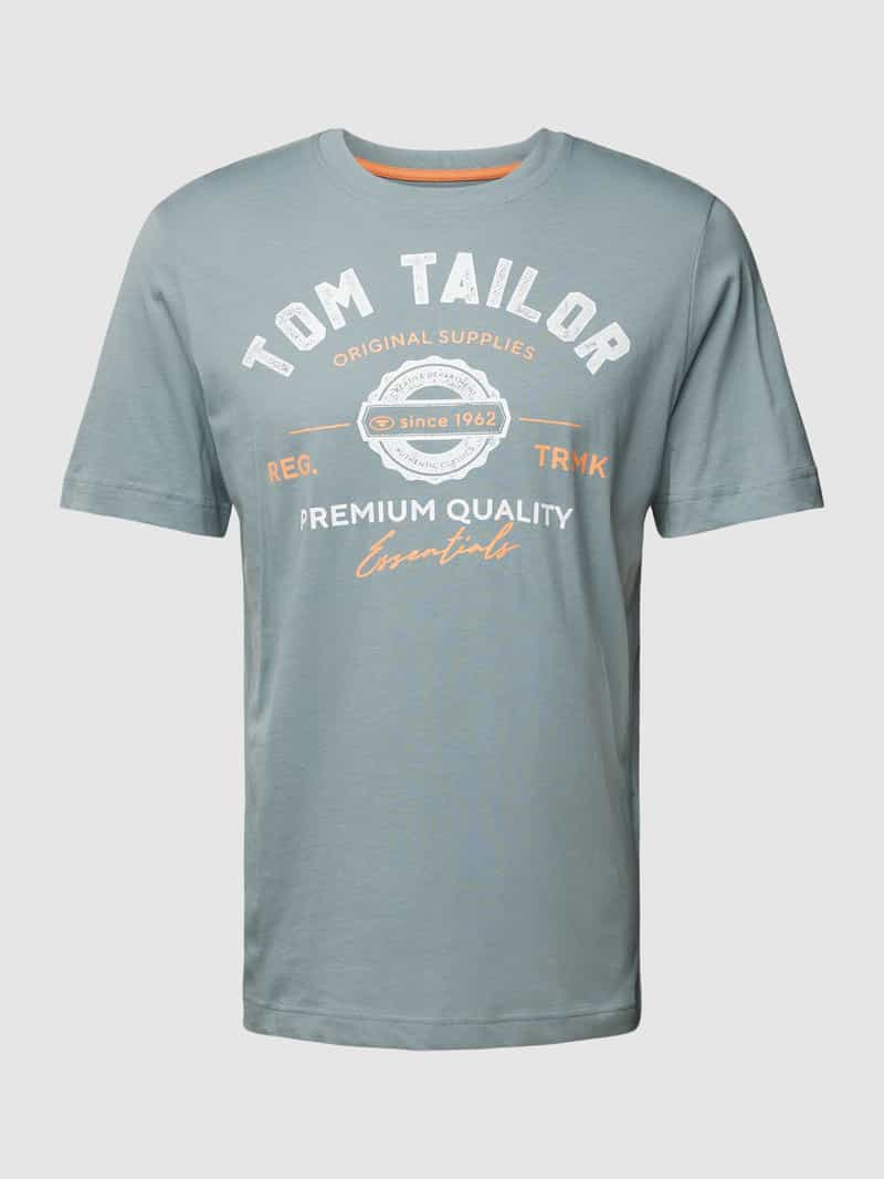 Tom Tailor T-shirt met labelprint