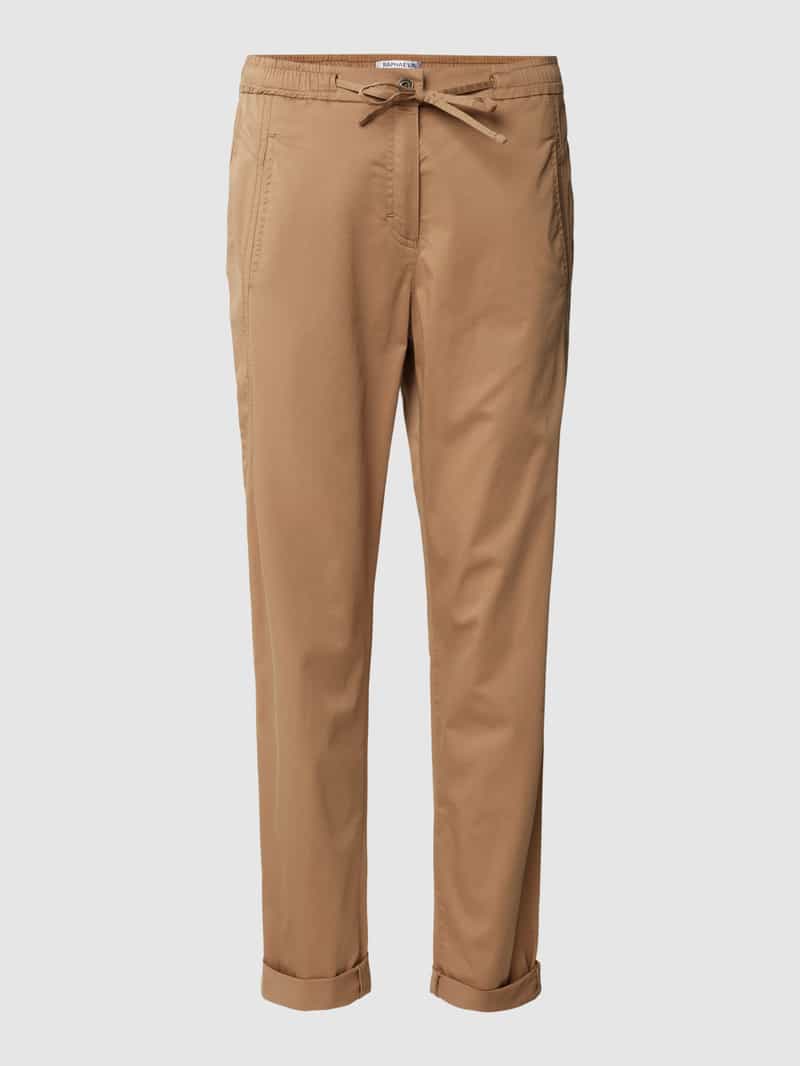Raphaela By Brax Stoffen broek met tunnelkoord