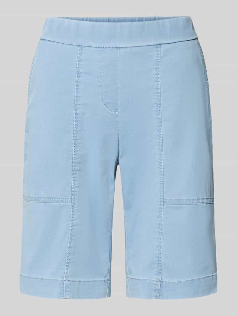 straight fit korte broek met achterzakken model 'Sue'