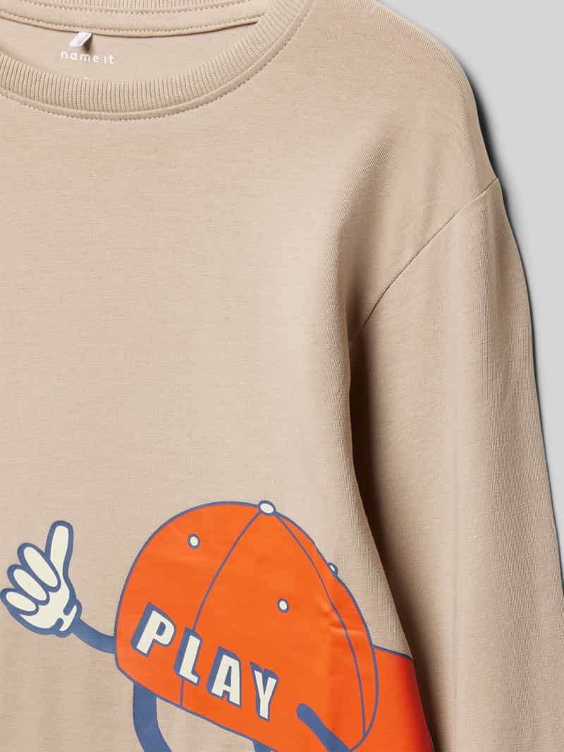 name it Shirt met lange mouwen en motiefprint model 'MOTIS'