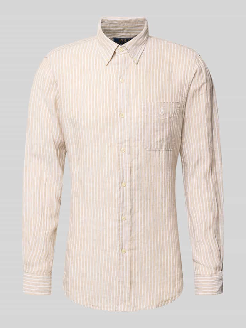 Polo Ralph Lauren Regular fit vrijetijdsoverhemd van puur linnen