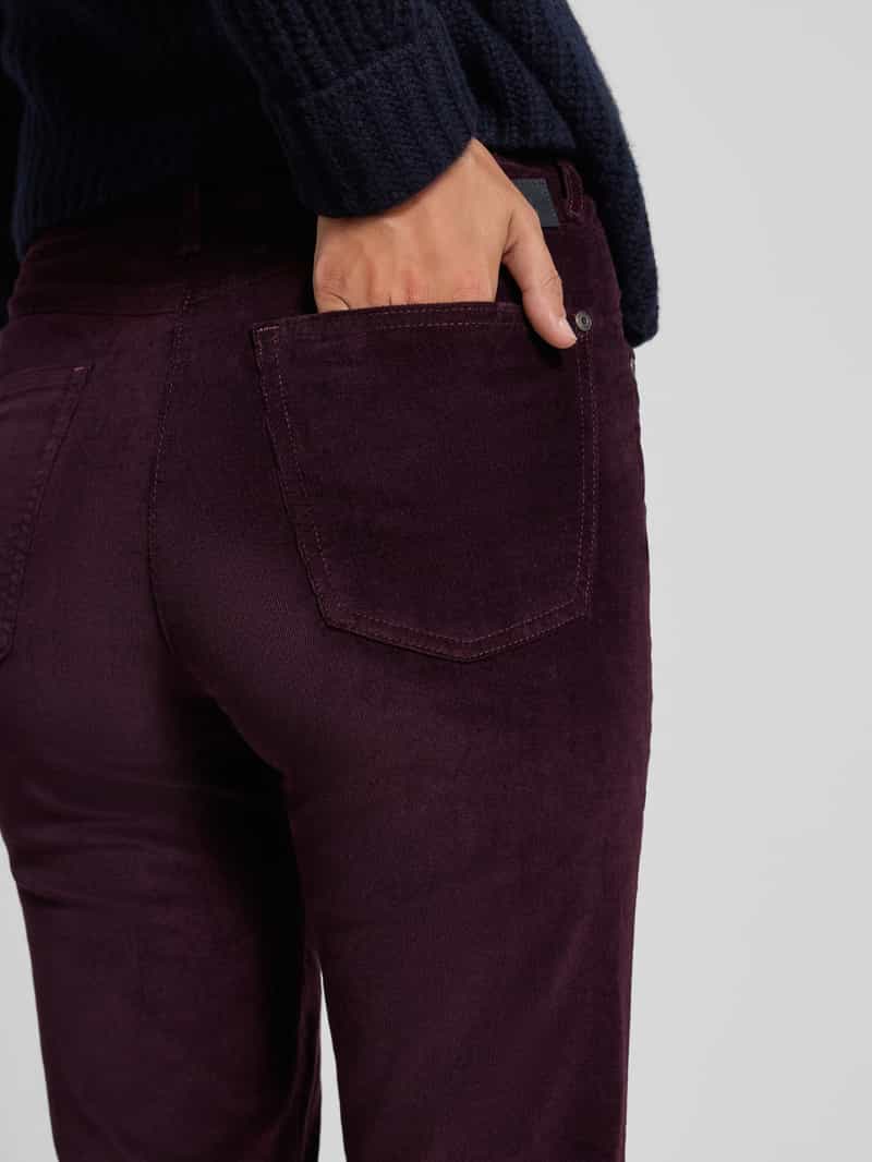 Raphaela By Brax Straight fit corduroy broek model 'Laura'
