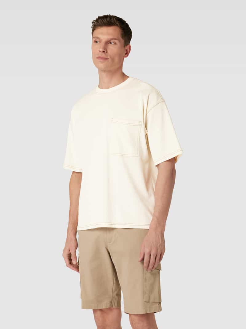 T-shirt met opgestikte borstzak JAKE*S STUDIO MEN