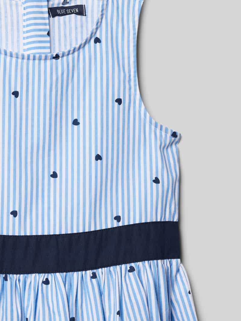 BLUE SEVEN Jurk met ronde hals