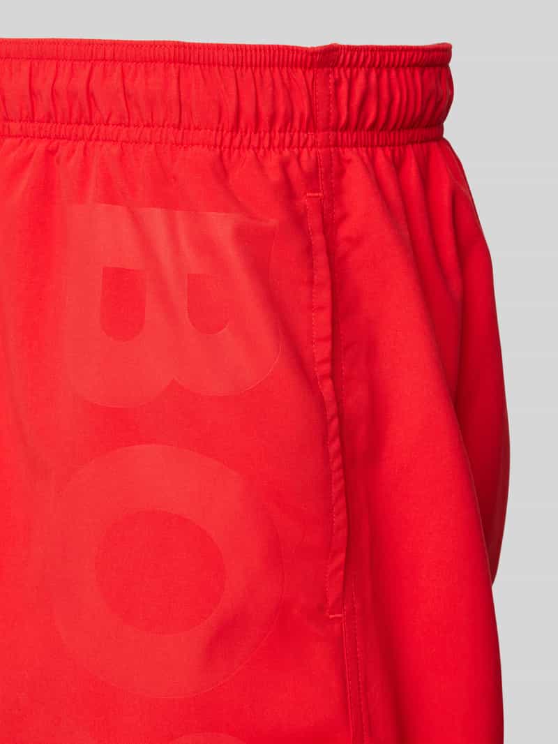Boss Regular fit zwembroek met labelprint model 'Orca'