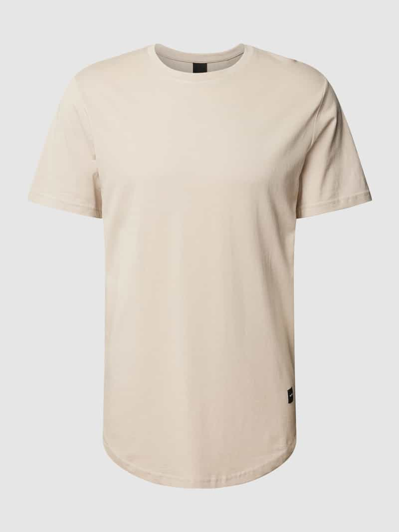 Only & Sons T-shirt met afgeronde zoom, model 'MATT'