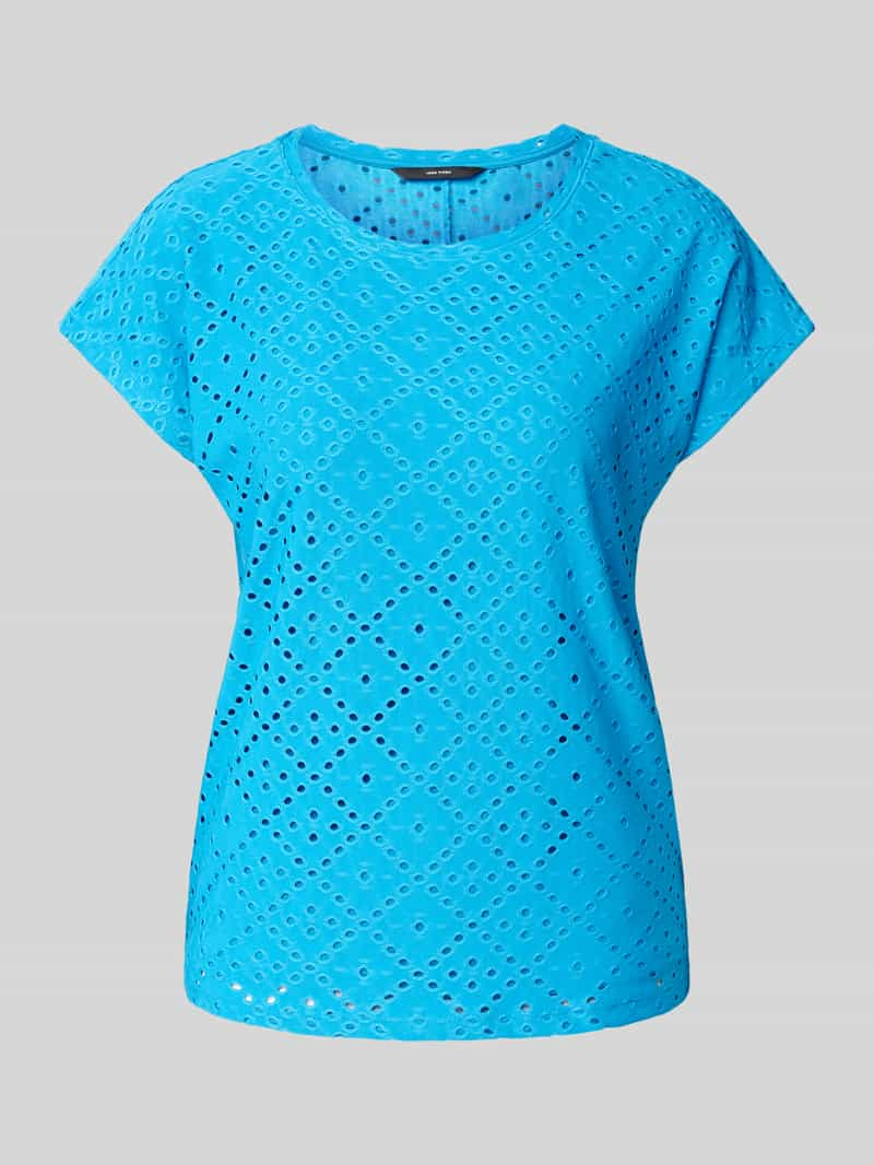 Vero Moda T-shirt met broderie anglaise model 'TASSA'