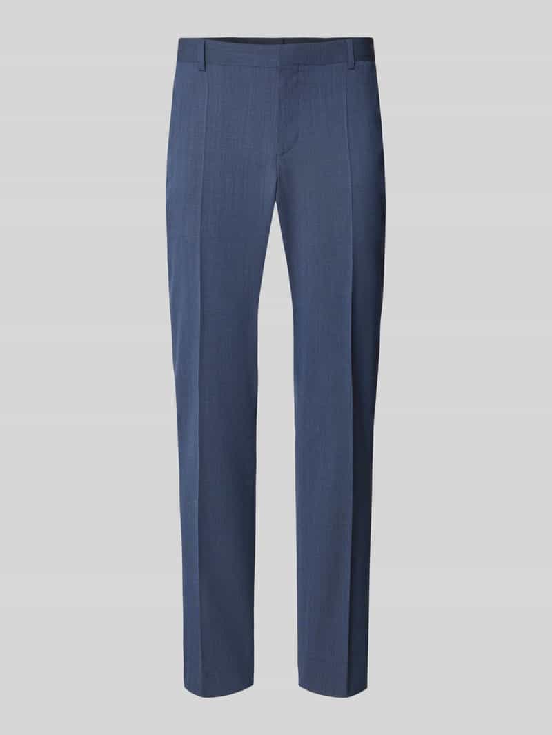 Boss Slim fit pantalon van scheerwol model 'GENIUS'