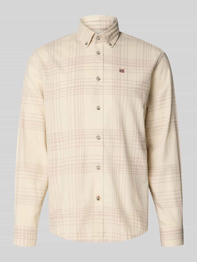 Napapijri Regular Fit vrijetijdsoverhemd met button-downkraag