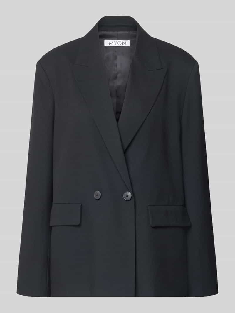 MYON relaxed fit blazer met viscose
