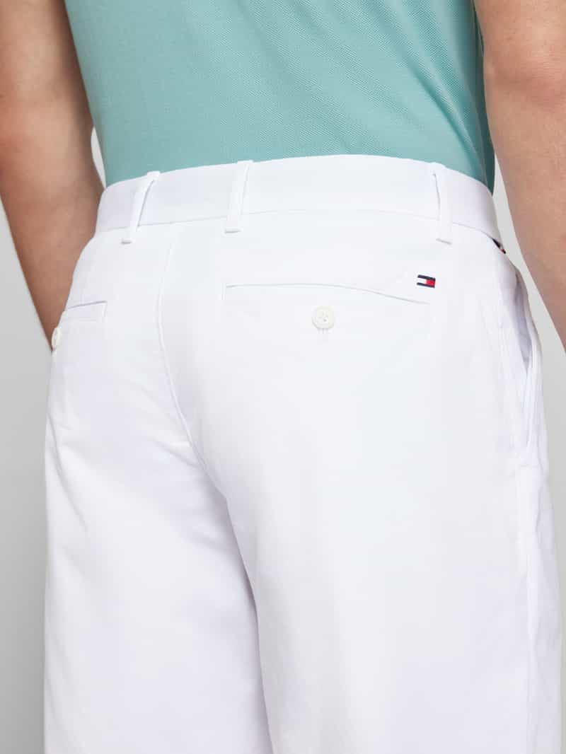 Tommy Hilfiger Straight leg korte chino met achterzakken model 'HARLEM'