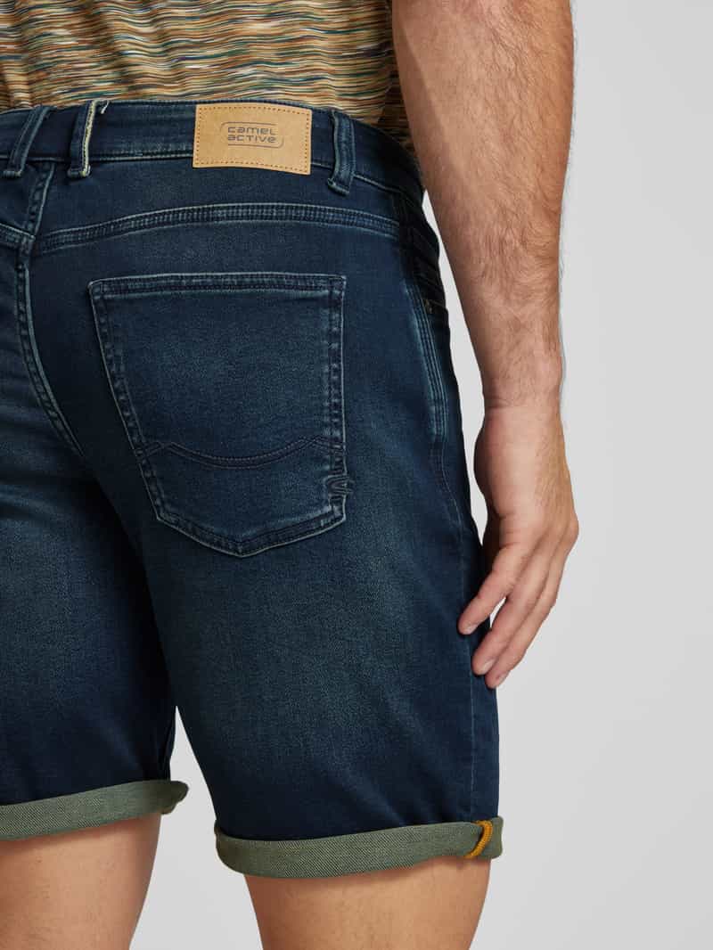 camel active Korte regular fit jeans in 5-pocketmodel