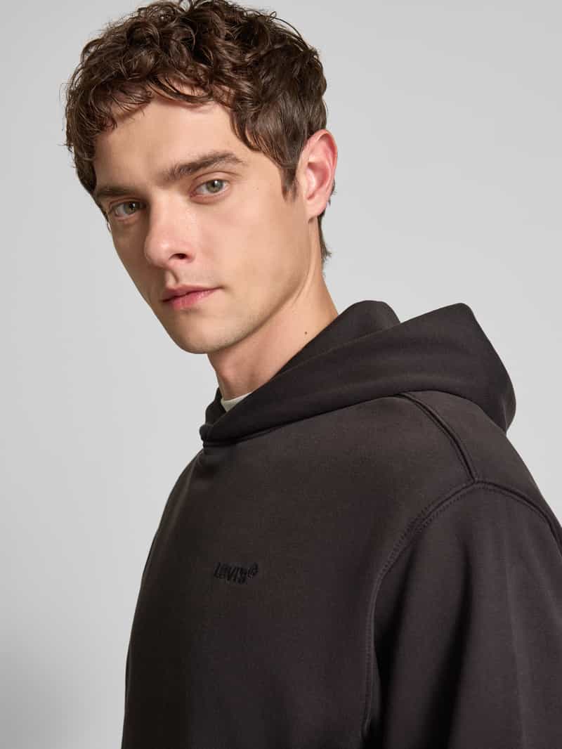 Levi's Relaxed fit hoodie met kangoeroezak