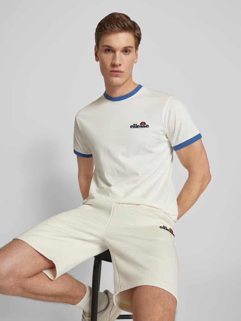 Ellesse T-shirt met labelstitching model 'MEDUNO'