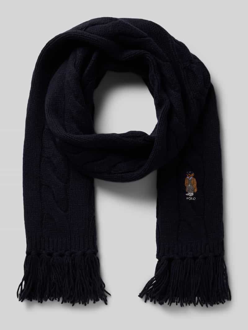 Polo Ralph Lauren Wollen sjaal met franjes