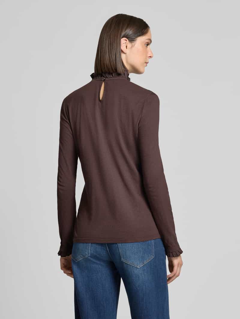 Rich & Royal Shirt met lange mouwen met ruches