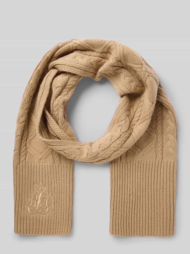 Lauren Ralph Lauren Sjaal met labeldetail
