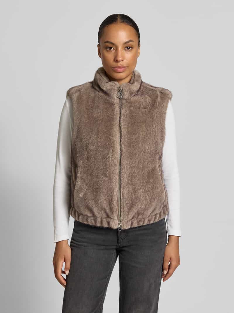 FUCHS SCHMITT Regular fit bodywarmer van imitatiebont
