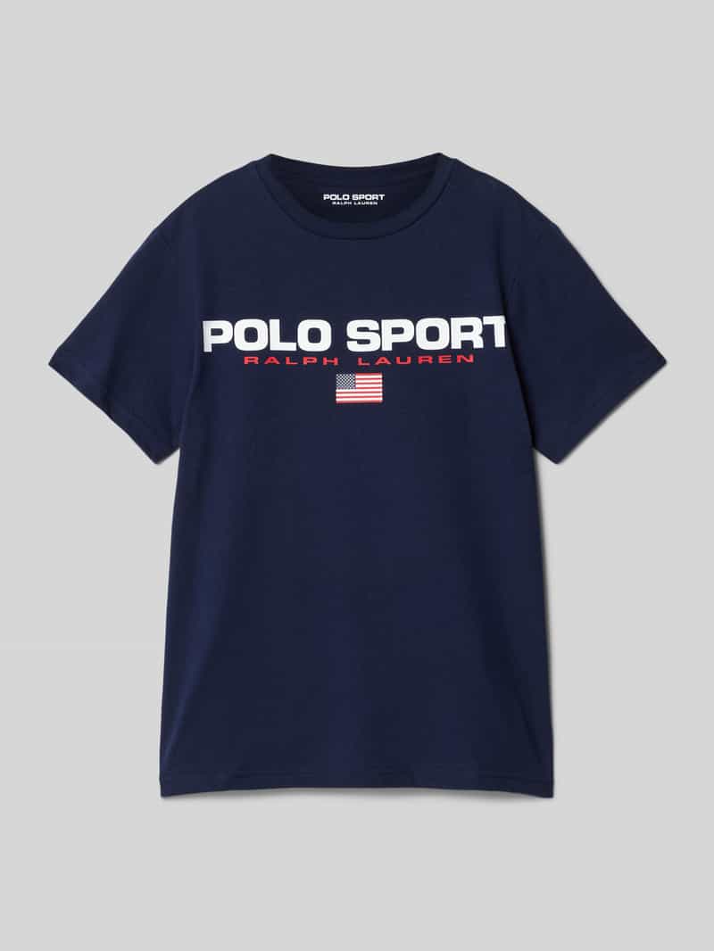 Polo Sport T-shirt met labelprint