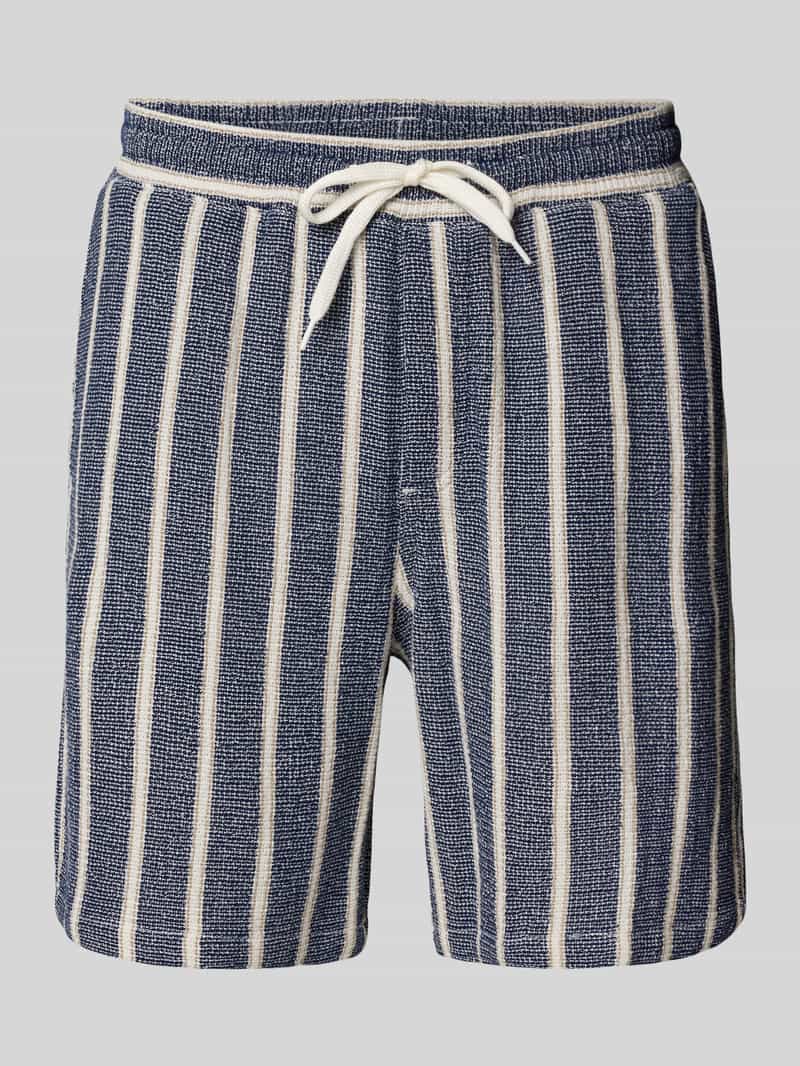jack & jones Regular fit korte broek met structuurmotief model 'JAIDEN COBA'