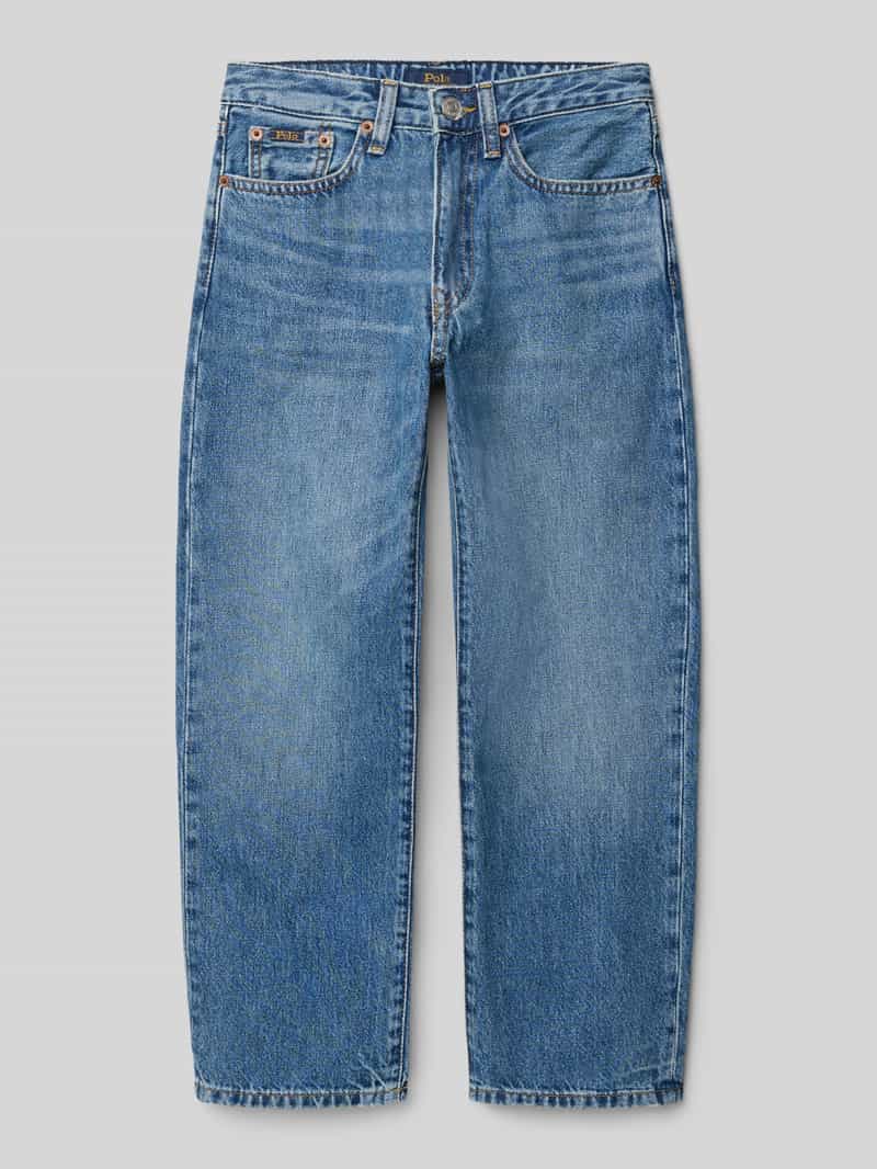 Polo Ralph Lauren Teens Relaxed fit jeans met labeldetail model 'LYNWOOD'