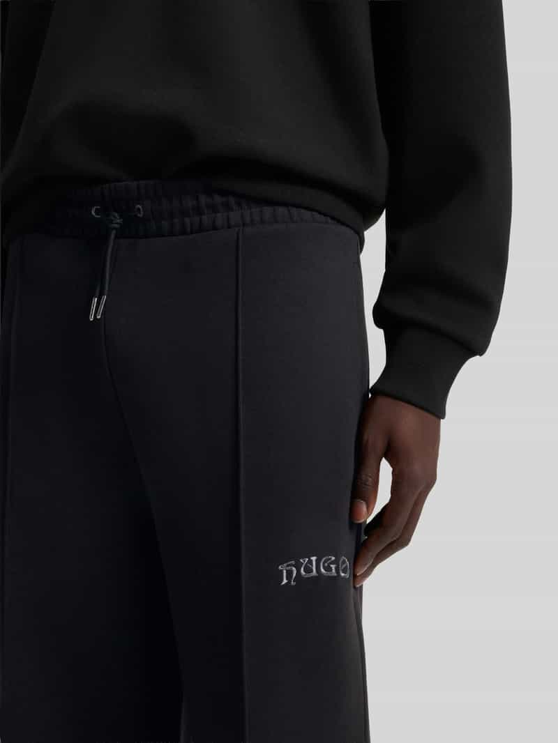 HUGO Relaxed fit sweatpants van katoenmix model 'DASINOLO'