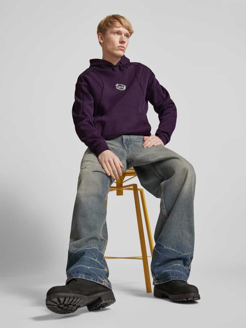 REVIEW Oversized hoodie van katoenmix
