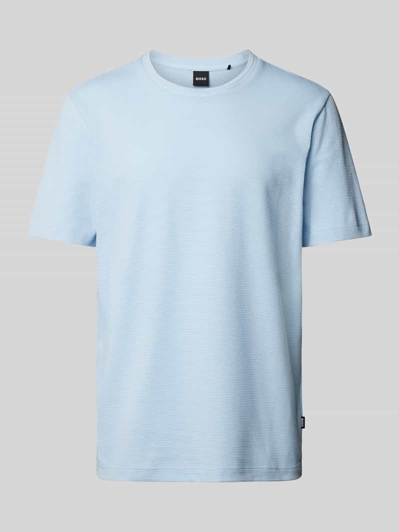 Boss T-shirt in effen design, model 'TIBURT'
