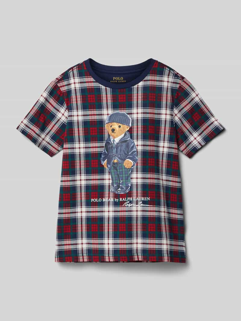 RALPH LAUREN TEENS T-shirt met labelprint