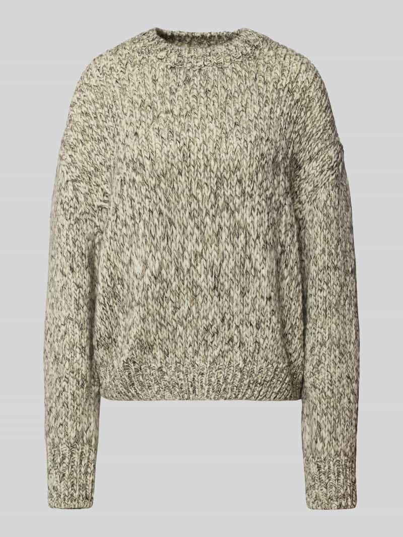 Marc O'Polo DENIM Loose fit gebreide pullover van een mix van wol en alpaca