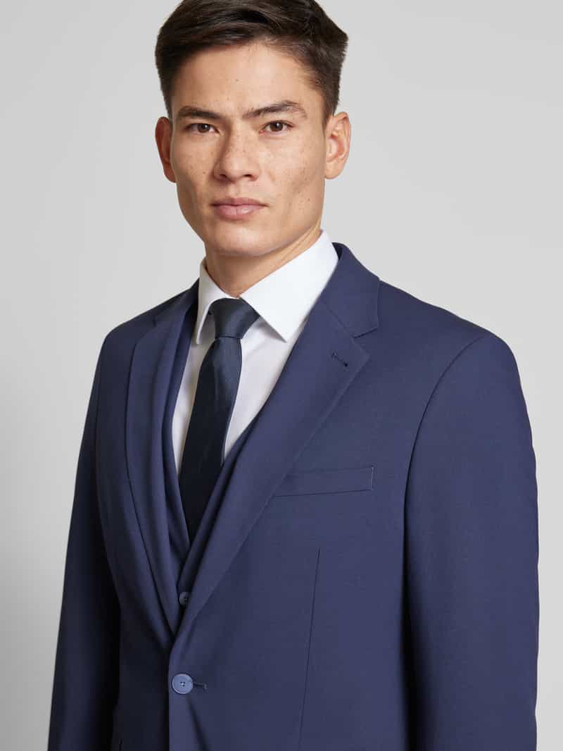 MCNEAL Slim fit 2-knoops colbert met klepzakken