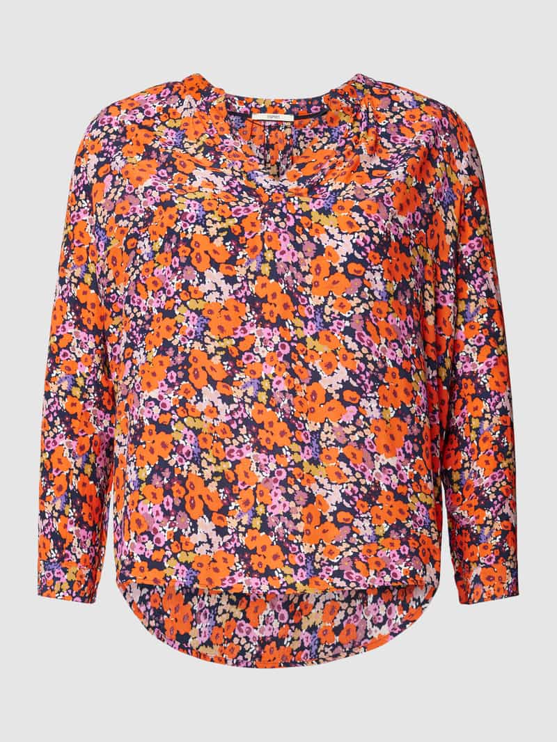 PLUS SIZE blouseshirt met bloemenmotief Esprit Curvy