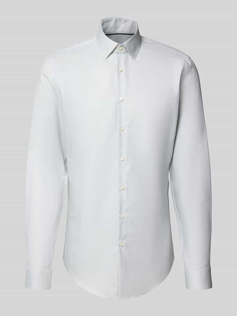 Jake*s Slim fit zakelijk overhemd met extra lange mouwen